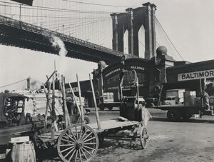 South Street with Brooklyn Bridge, NY, March 20, 1937